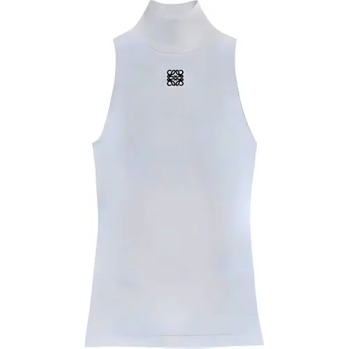 LOEWE High Neck Top White