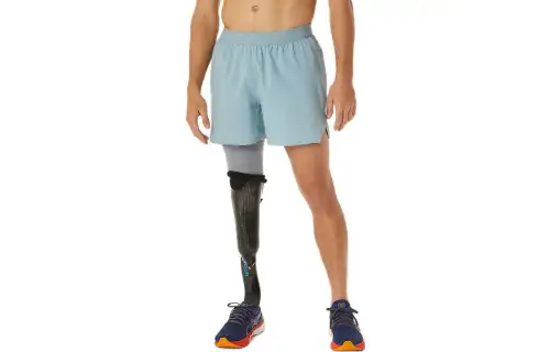 ASICS ROAD Casual Shorts Men's Blue Moderate