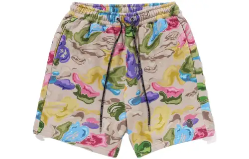 Bape A BATHING APE Art Camo Sweat Shorts