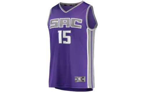 Nike NBA Team SW Fan Edition 22-23 Season Logo Limited Kings Mitchell No. 15 Printed Letter Basketball Vest Unisex Purple