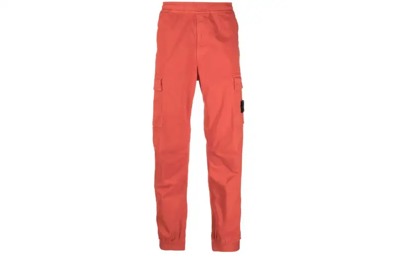STONE ISLAND Casual Pants Men's Orange