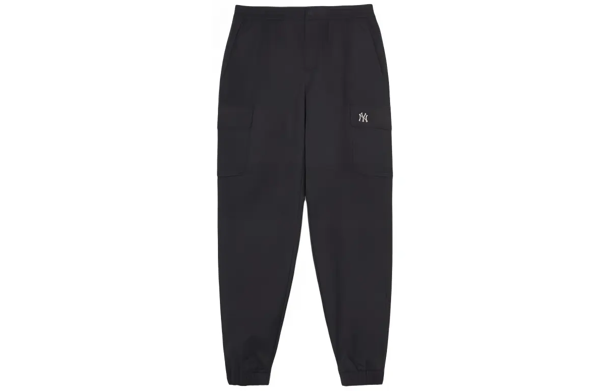 MLB Casual Pants Unisex Black Moderate Cuffed Pants