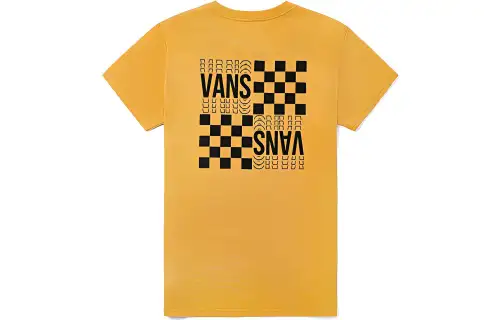 Vans Back Logo T Shirt Women's Yellow