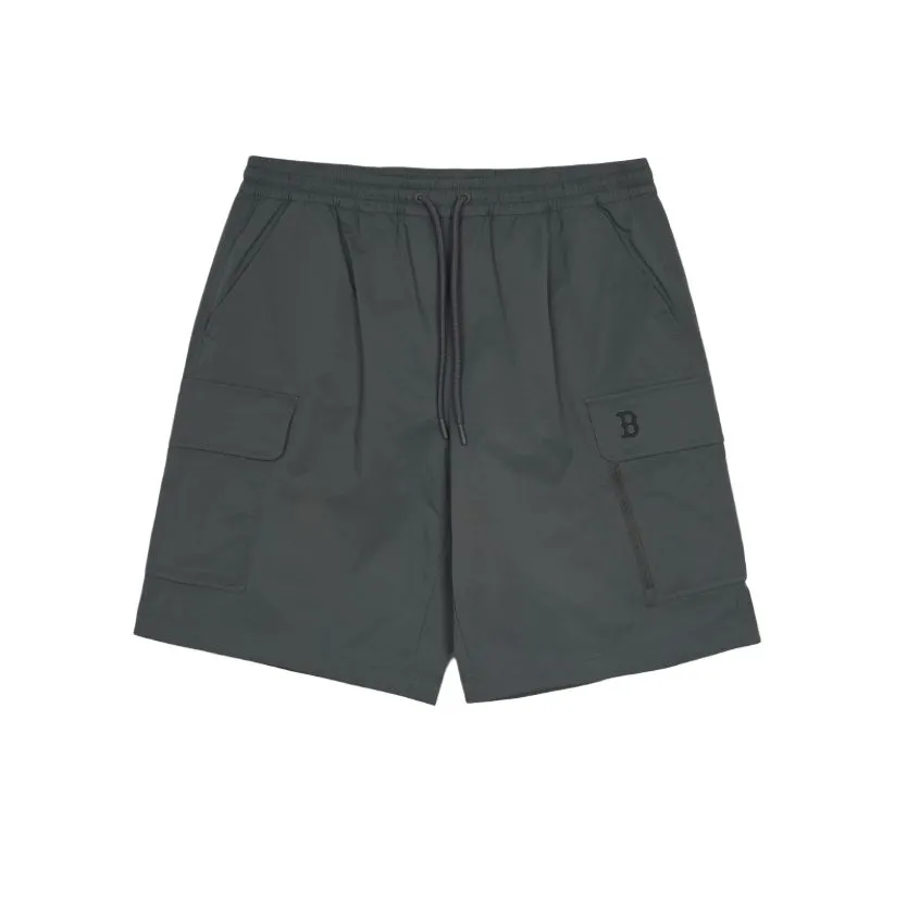 MLB GofcoreBasic Boston Red Sox Cargo Shorts Unisex Charcoal Gray