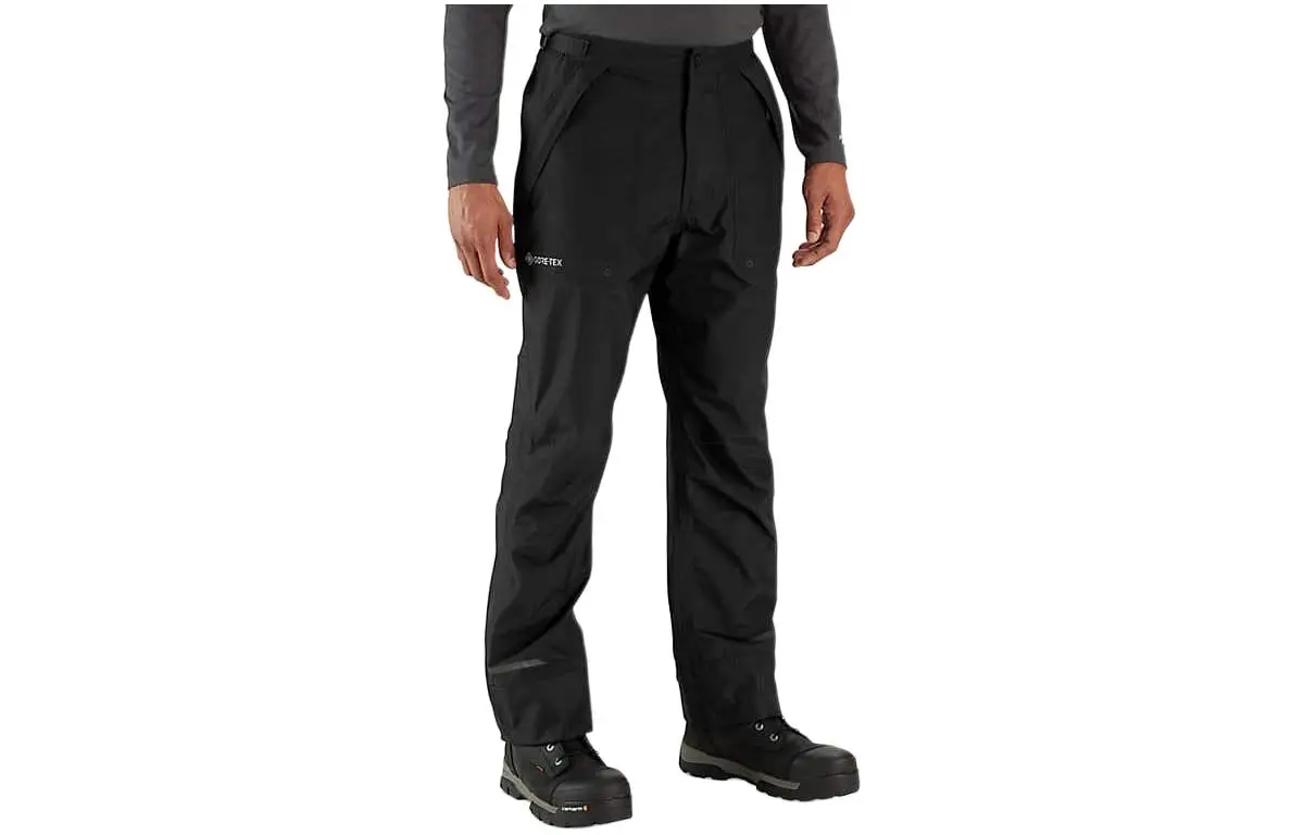 Carhartt 106118 LIGHTWEIGHT DURABLE GORE TEX™ RELAXED FIT PANT Casual Pants Men's BIACK/Black