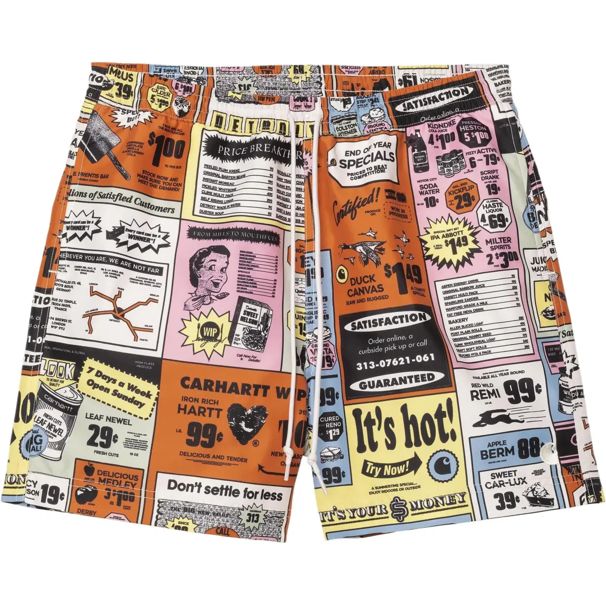 Carhartt WIP SS25 Slater Swim Trunks Swimming Shorts Men's Multicolor