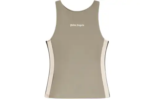 PALM ANGELS Logo Printed Tank Top