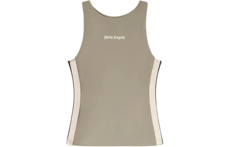 PALM ANGELS Logo Printed Tank Top