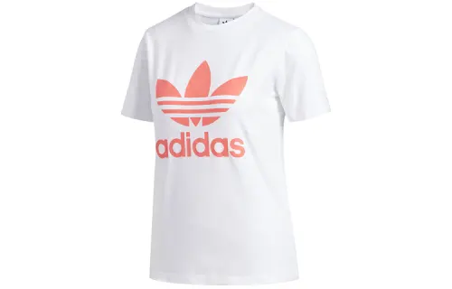 Adidas Originals Set in Sleeve T Shirt Women's White