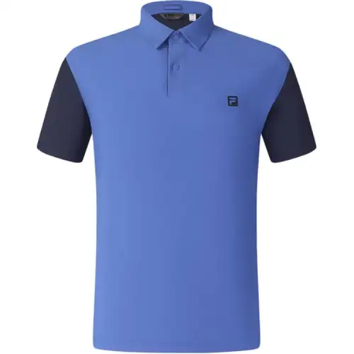 FILA Golf SS25 Polo Shirt Men's Blue
