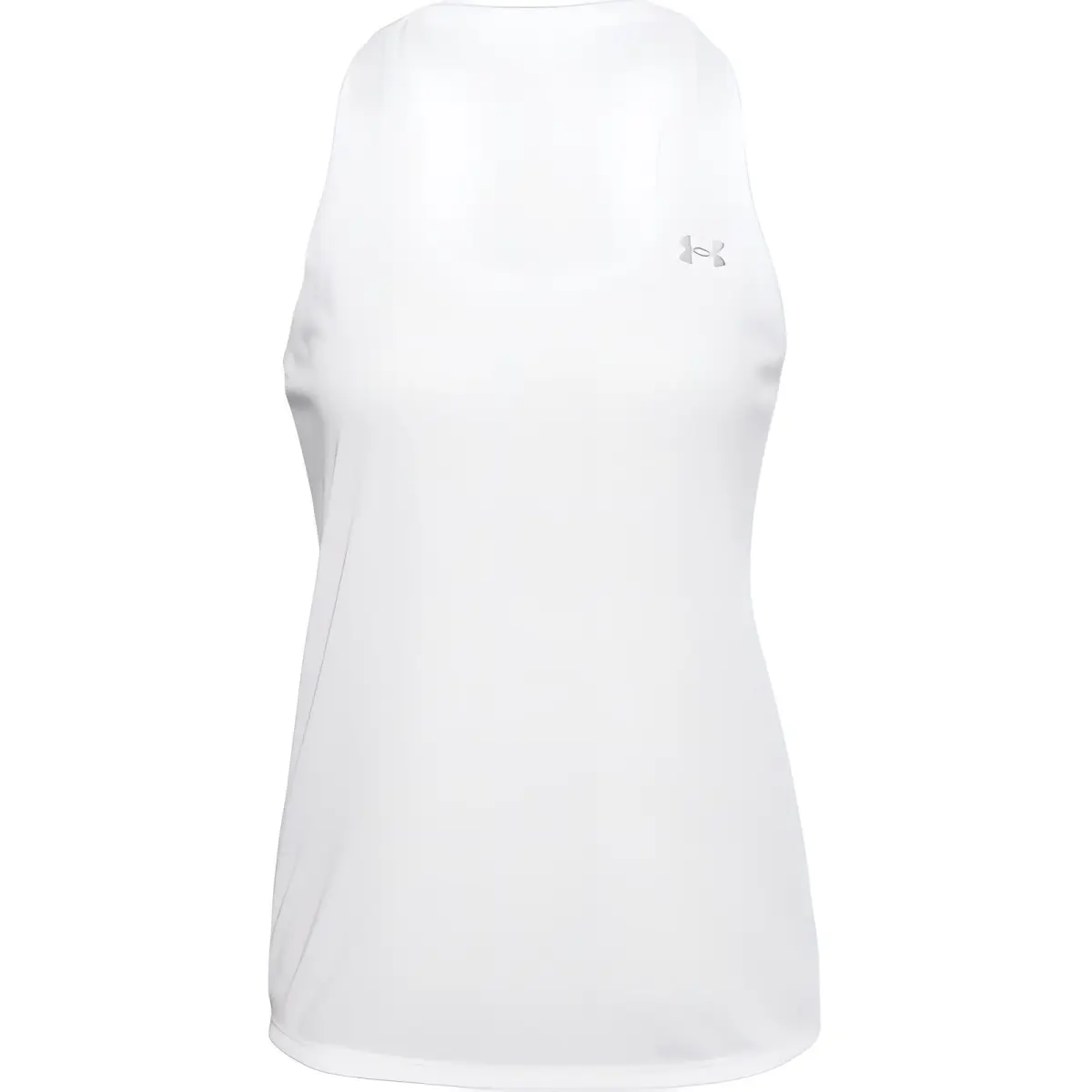 Under Armour Tank Tops Women's White Moderate Nipped-in Waist