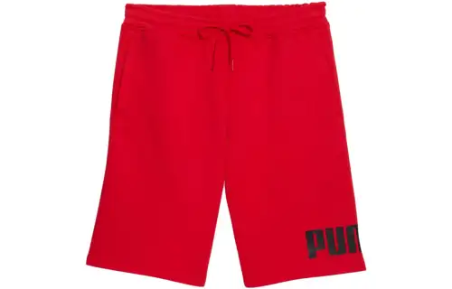 PUMA Casual Shorts Men's Red Moderate