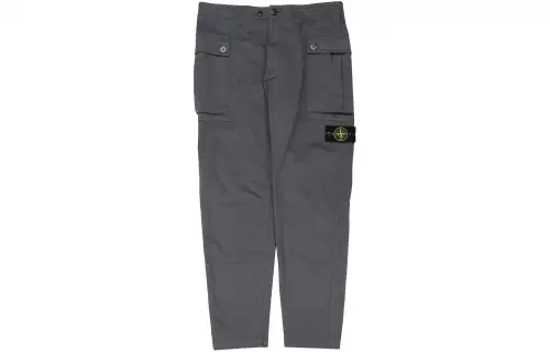 STONE ISLAND Casual Pants Men's Lead Gray