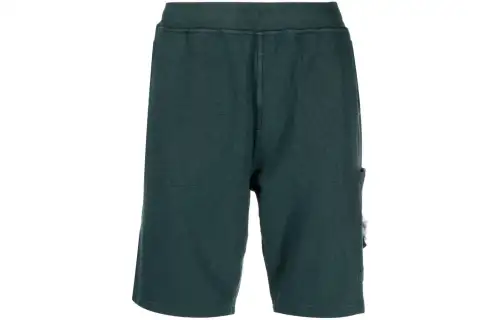 STONE ISLAND Compass motif Cotton Shorts