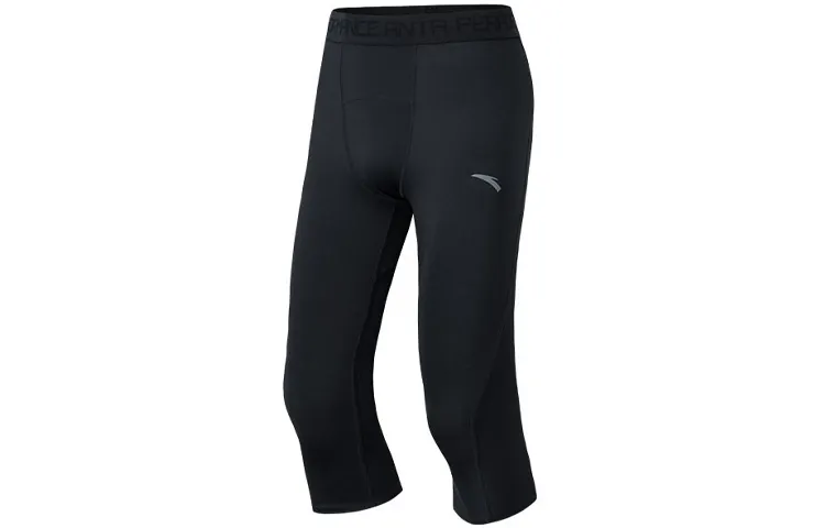 ANTA Variety Training Collection Sports Pants Men's Black Moderate