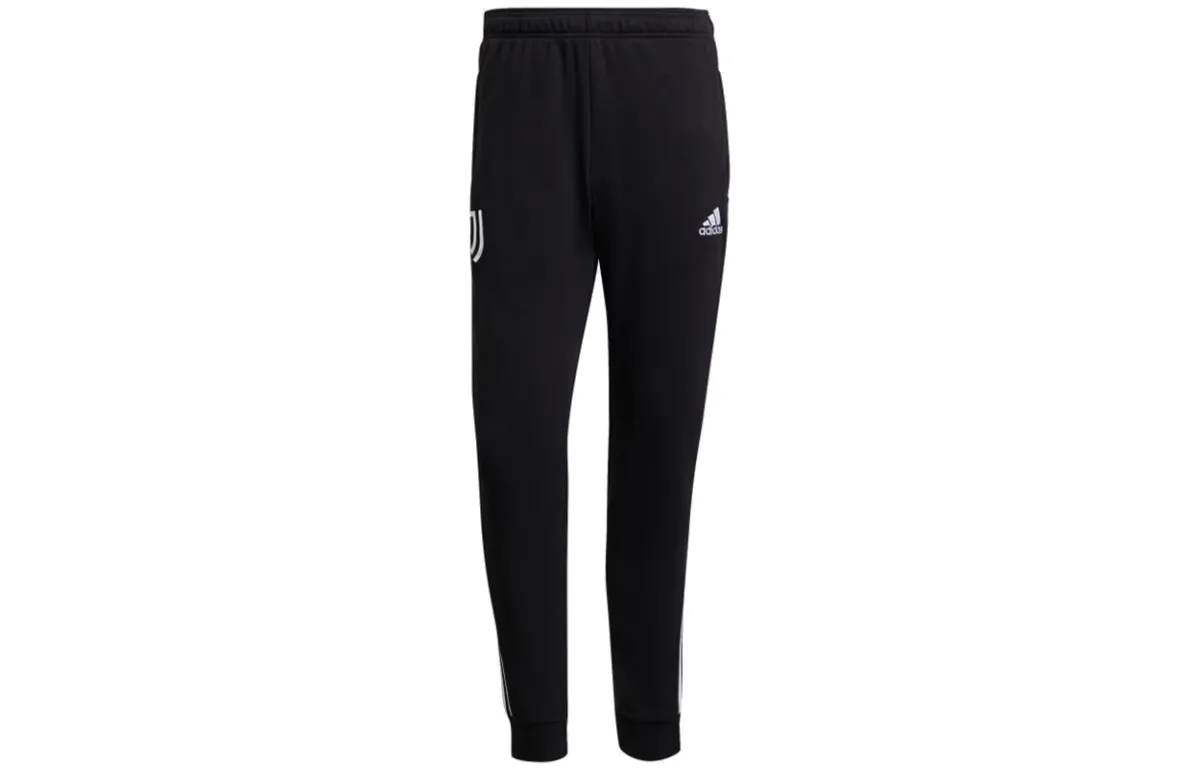 Adidas Sports Pants Men's Black Moderate Cuffed Pants