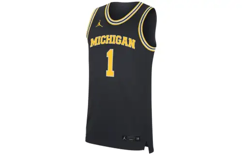 JORDAN Michigan Wolverines Replica Men's JORDAN Brand College Basketball Jersey
