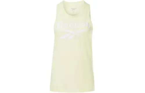 Reebok RI BL TANK Top Women's Beige Yellow