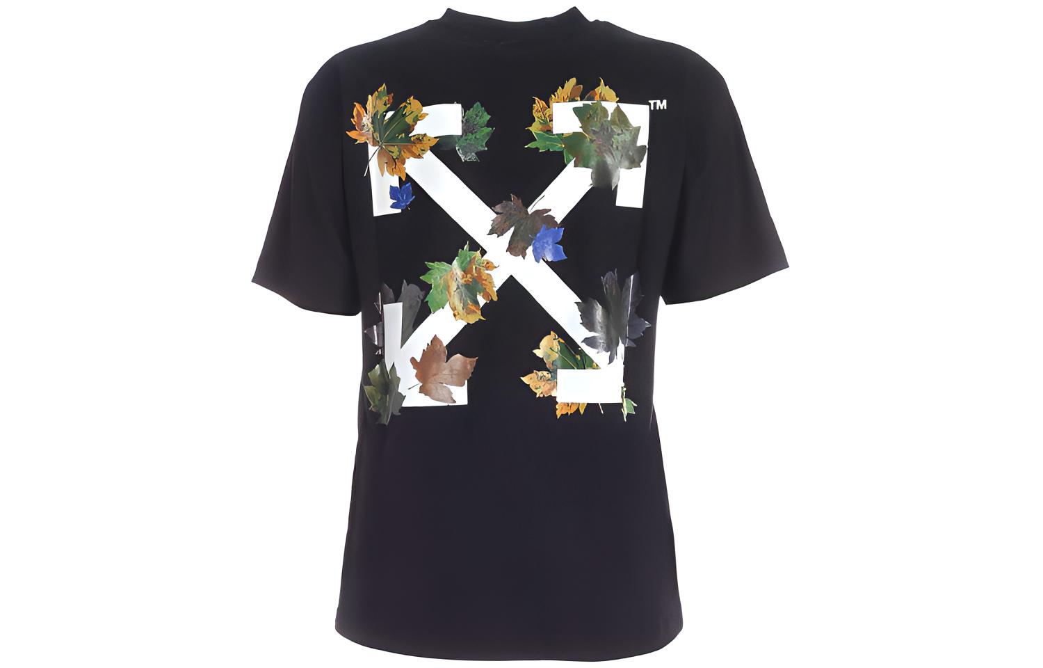 Женская футболка OFF-WHITE OWAA049E20JER0141001 (черная)