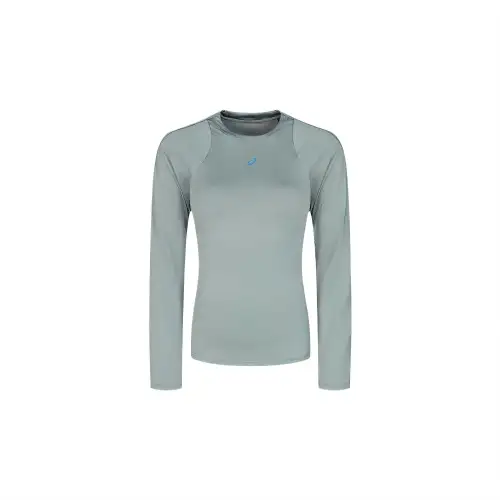 Asics Women's Running FW/AW24 Raglan Sleeve T Shirt Women's Gray Green
