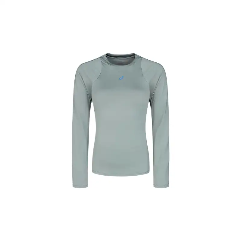 Asics Women's Running FW/AW24 Raglan Sleeve T Shirt Women's Gray Green