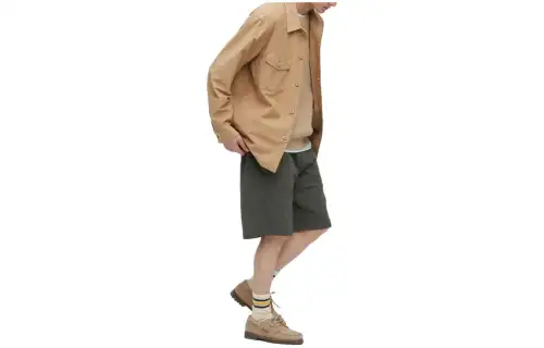 UNIQLO Casual Shorts Men's Dark Green Moderate