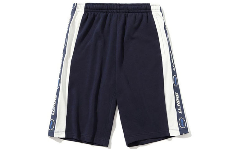 Li Ning Sports Fashion Collection Sports Shorts Men’s Blue Moderate