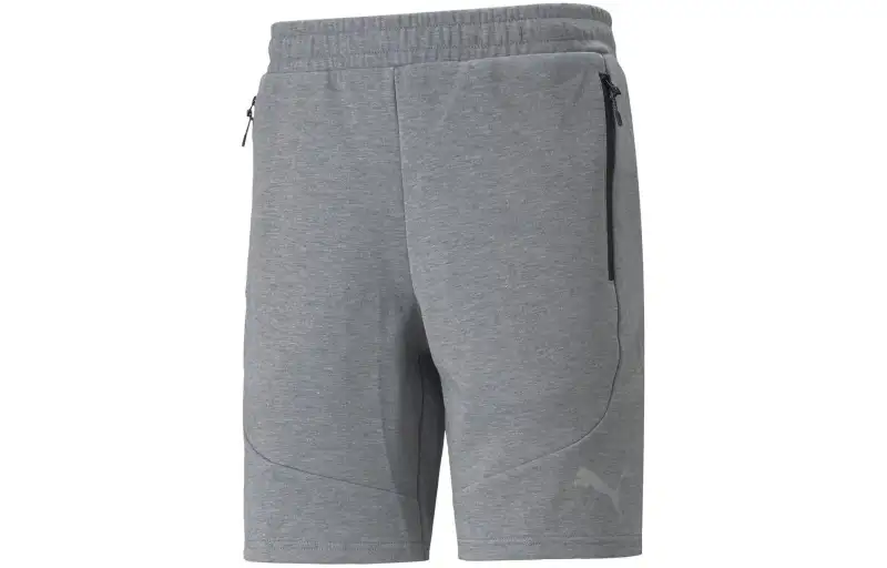 PUMA EVOSTRIPE SHORTS 8' DK MEDIUM GRAY HEATH Casual Shorts Men's Gray