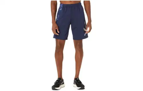 ASICS A I M Casual Shorts Men's Marine Blue