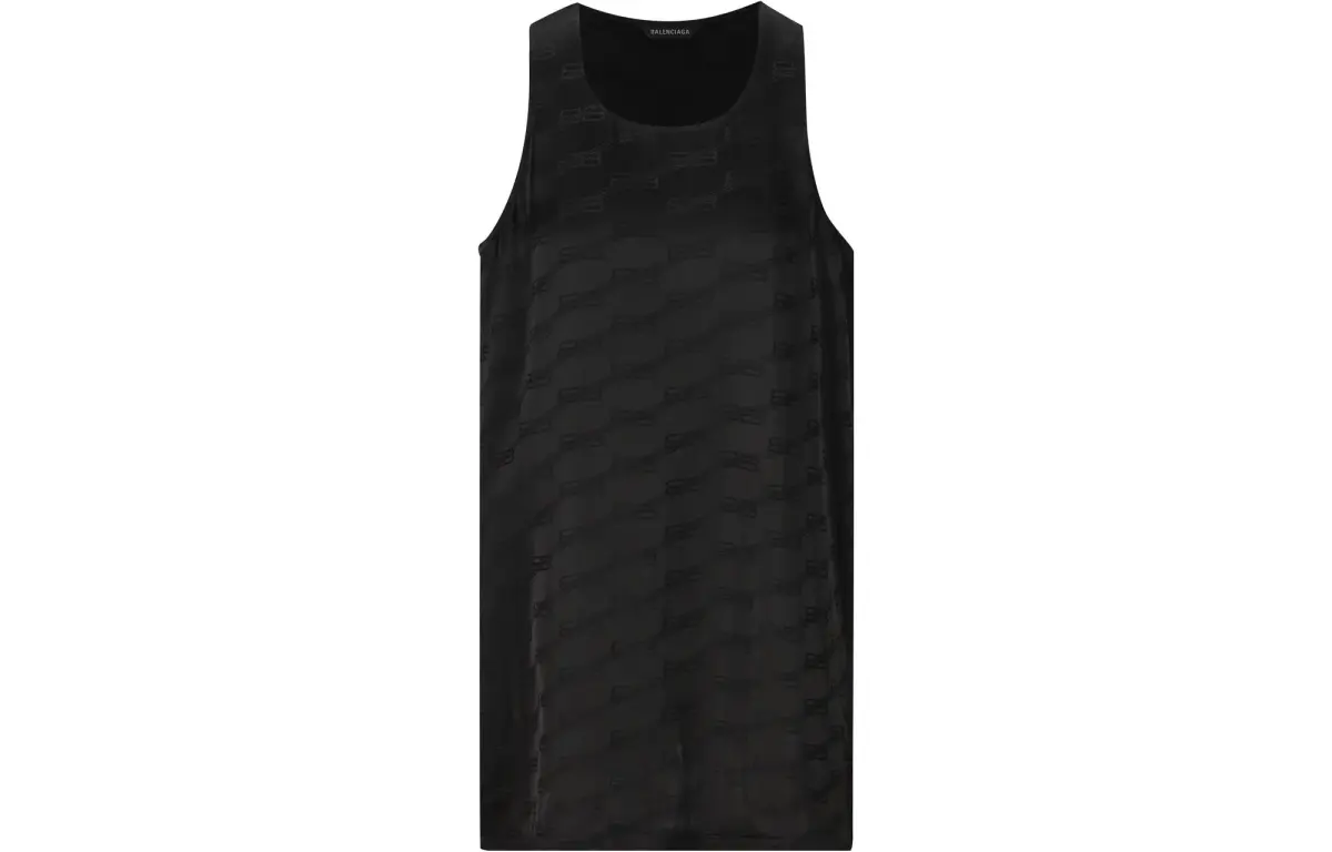Balenciaga Monogrammed Tank Top