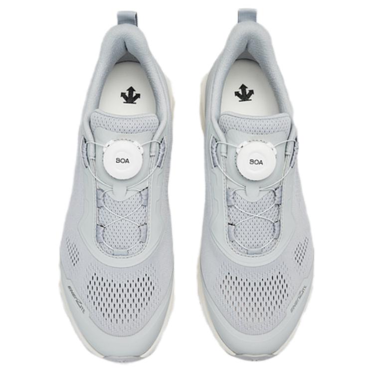 DESCENTE Slip Resistant Abrasion Resistant Slip Resistant Abrasion Resistant Low top Casual Running Shoes Women’s Gray