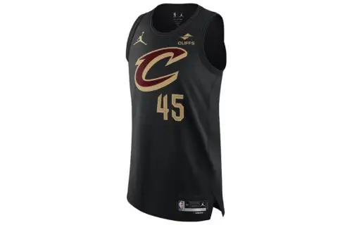 Nike NBA Cavaliers Mitchell Digital Letter Print Moisturizing Wicking Breathable Basketball Vest Men and Women Black