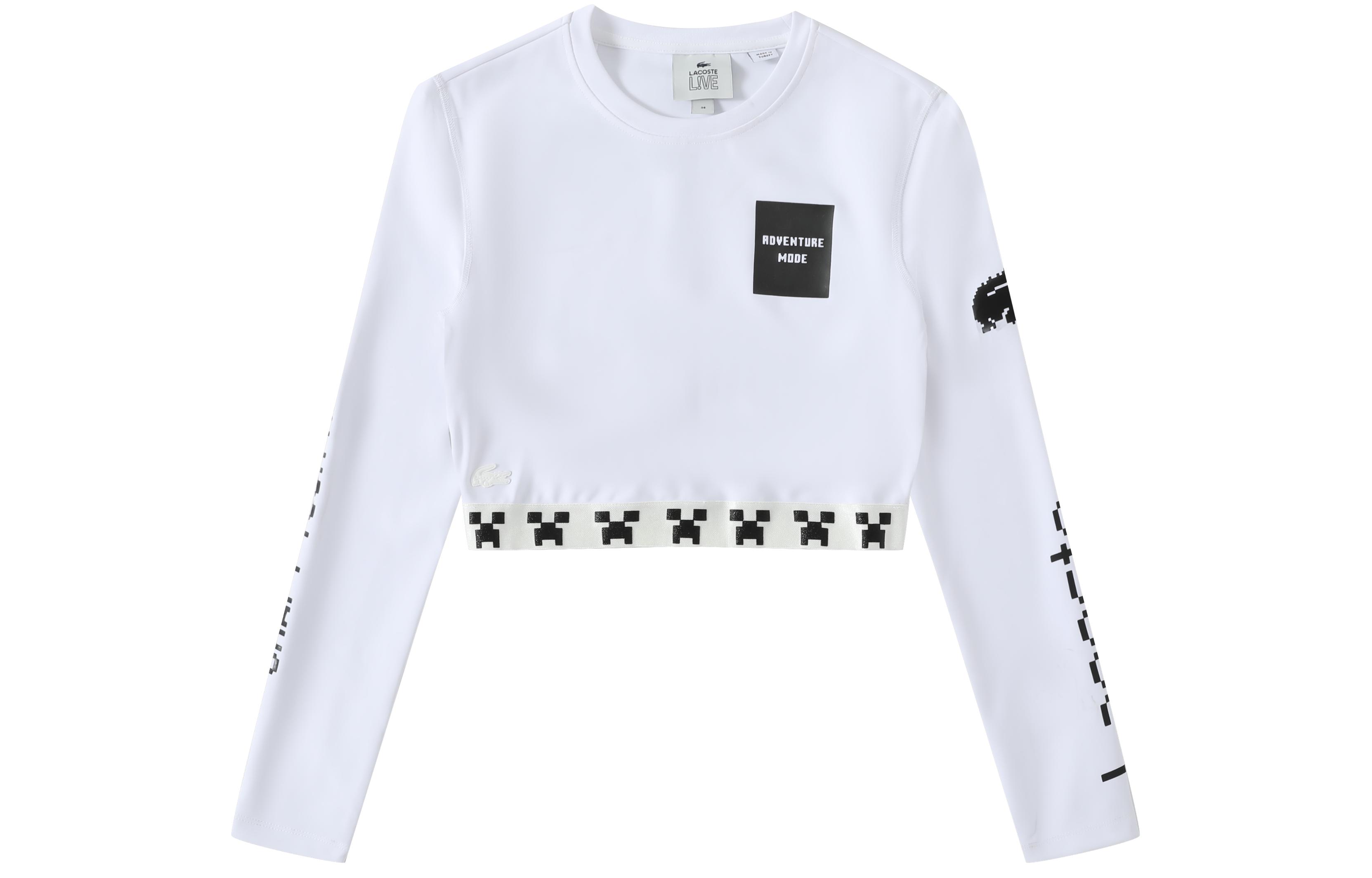 Женская футболка LACOSTE (белая)