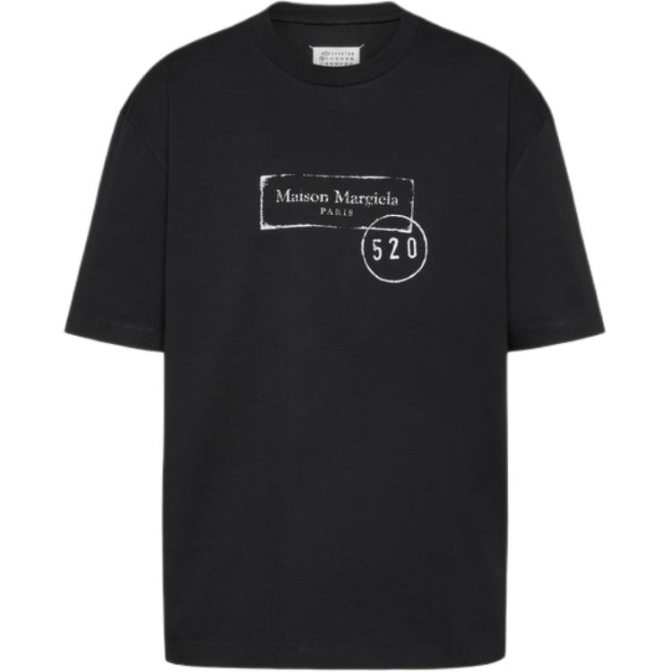 Футболка Maison Margiela SS25 520 Logo (черная)