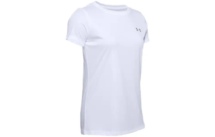Under Armour Set in Sleeve T Shirt Women's White