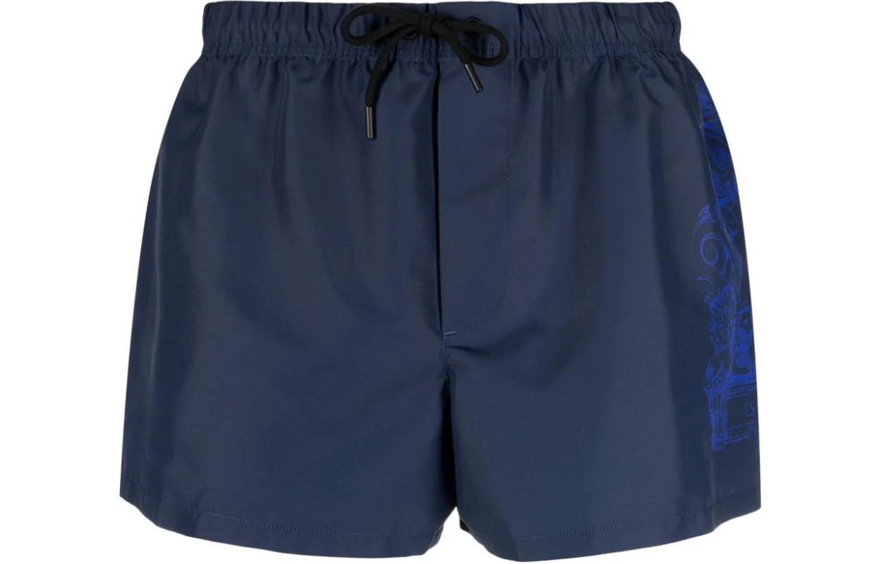 VERSACE Cartouche print Swim Shorts