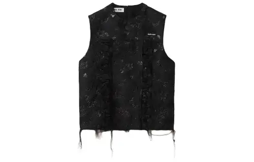 MIU MIU Tank Tops Women's Black