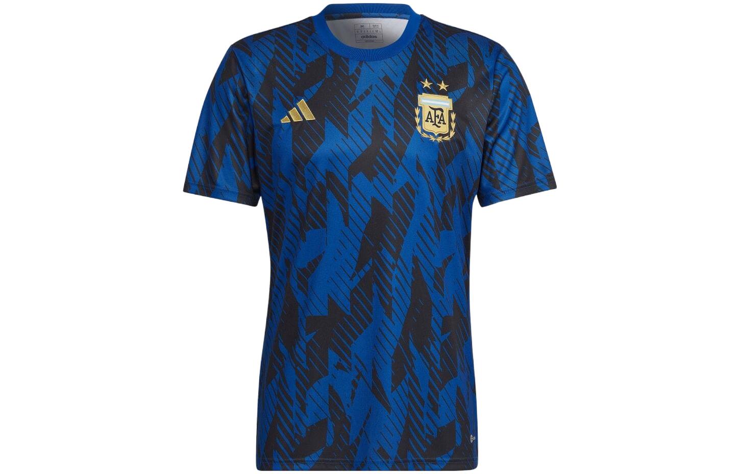 Adidas, royal football uniform, with short sleeve