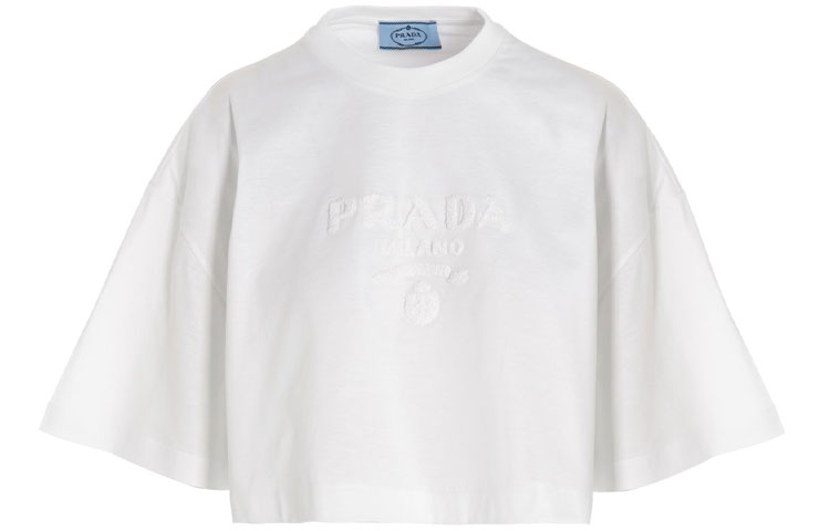 Женская футболка Prada SS22 (белая)