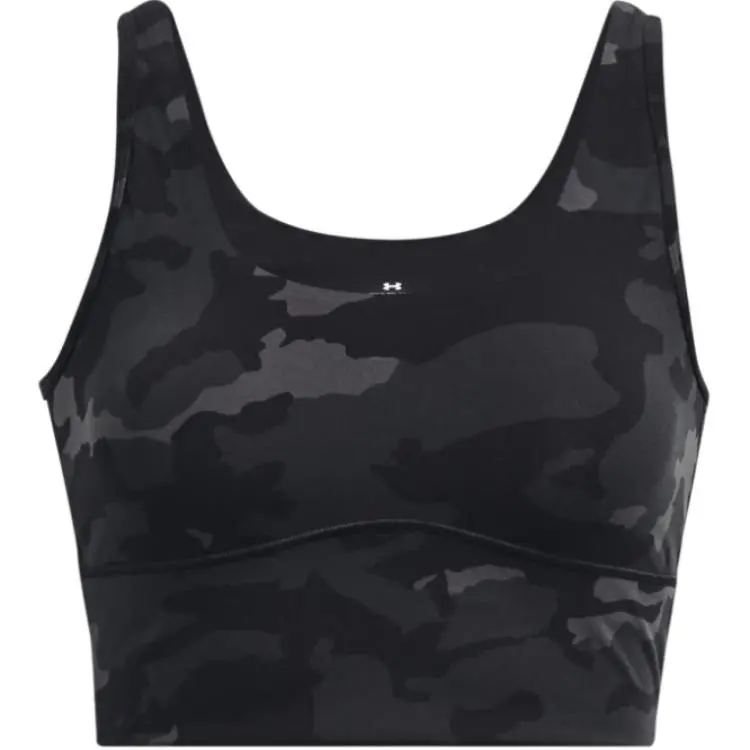 Under Armour Tank Tops Women's Black U-neck Moderate Nipped-in Waist