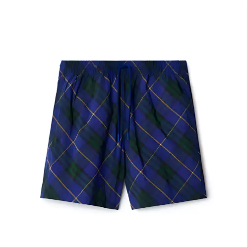 Burberry Checked Drawstring Swim Shorts
