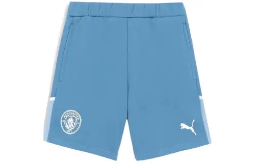 PUMA Manchester City Home Jersey Collection Casual Shorts Men's Blue Moderate