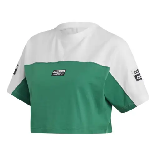 Adidas Originals T Shirt Women's White/Green