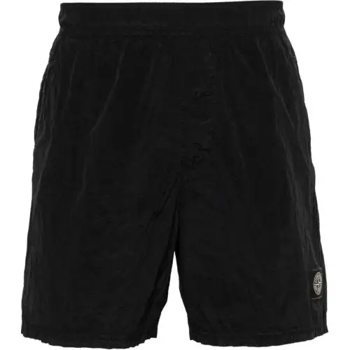STONE ISLAND Compass-patch Swim Shorts