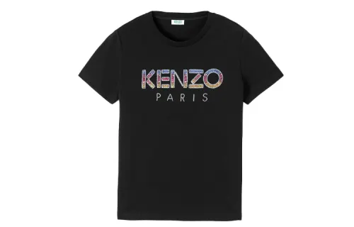 KENZO T Shirts Women's Black Crew Neck Moderate