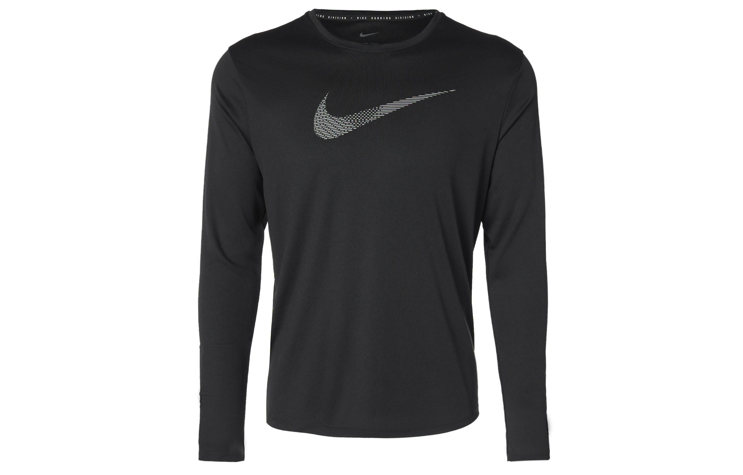 Nike Running T Shirts Men’s Black Moderate Straight Fit