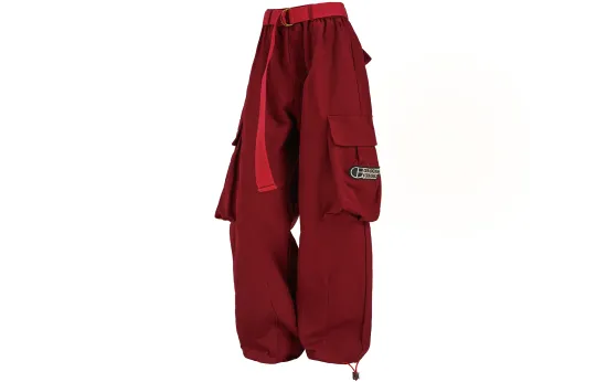 GROGNAK Casual Pants Unisex Moderate Wide Leg Pants