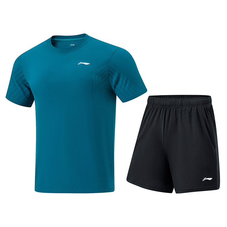 Li Ning Table Tennis Collection Casual Sportswear Unisex Coral Blue/Black