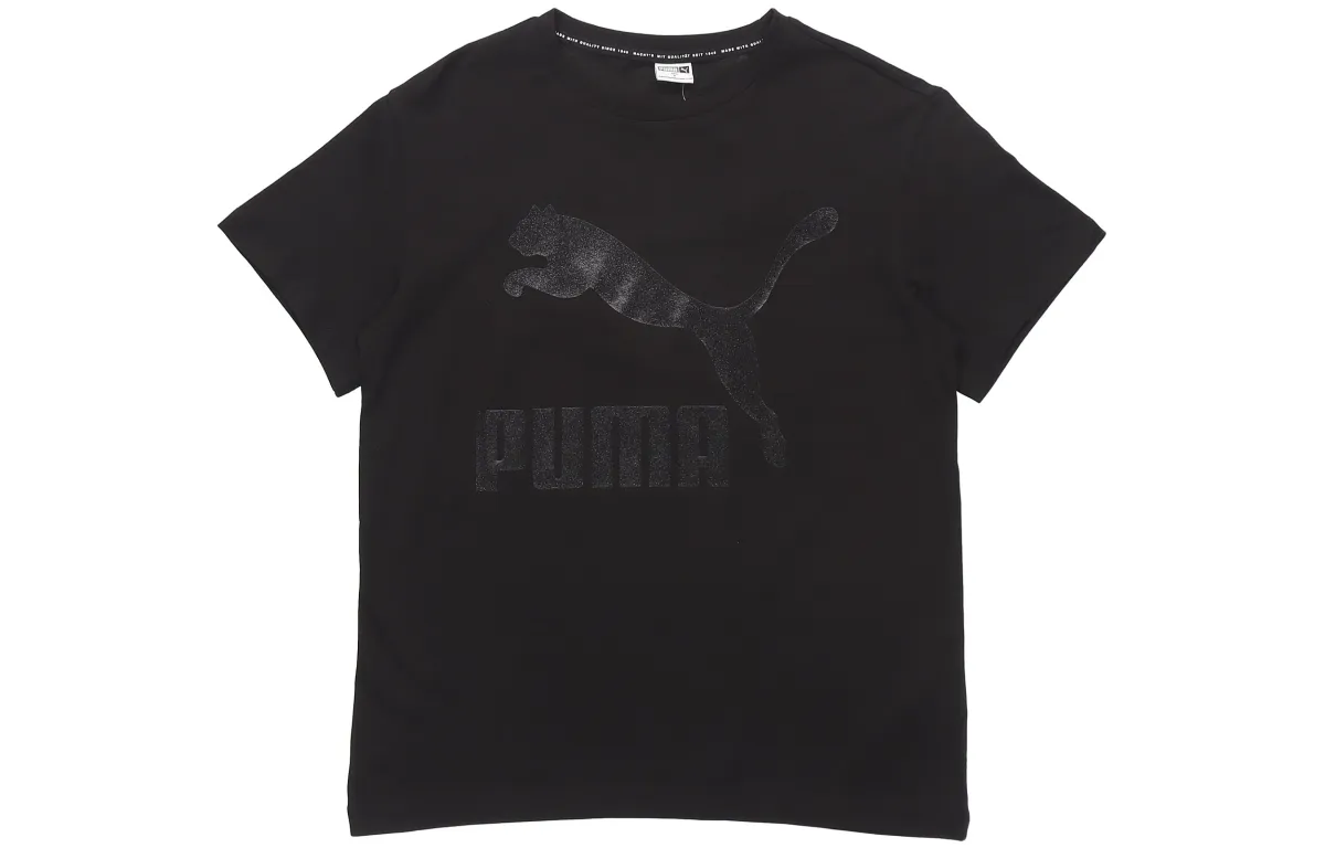 PUMA Set in Sleeve T Shirt Women's Black