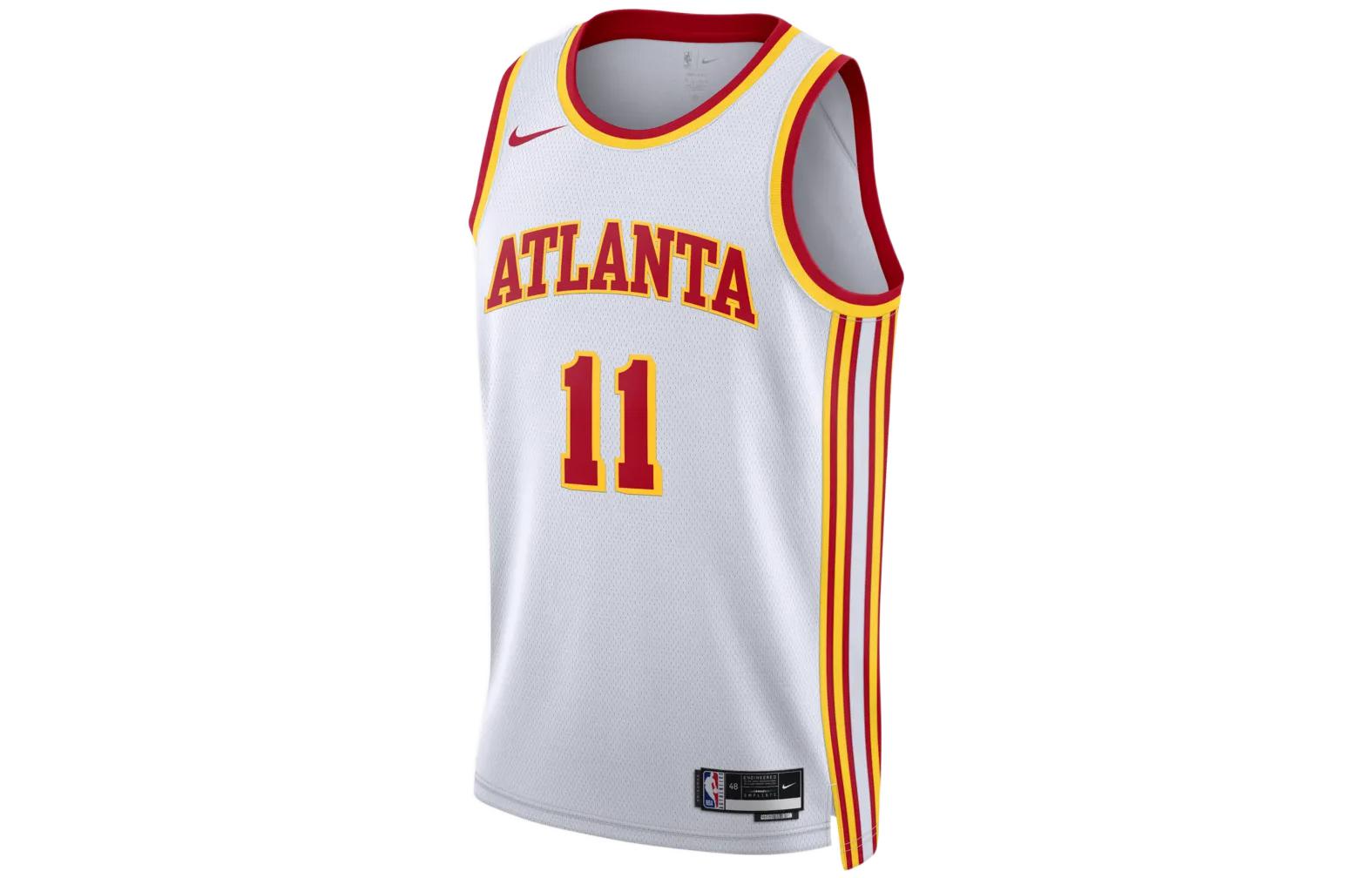 Nike Atlanta Hawks Skin Friendly And Comfortable Basketball Jersey Unisex